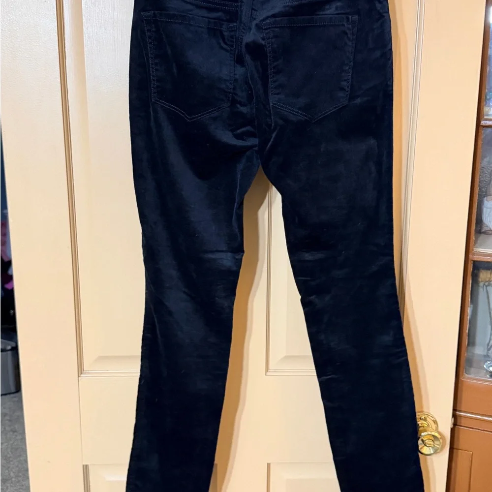 LOFT Black Modern Skinny Corduroy Pants‎